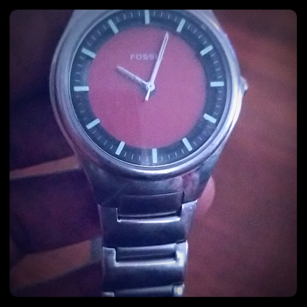 Red faced fossil